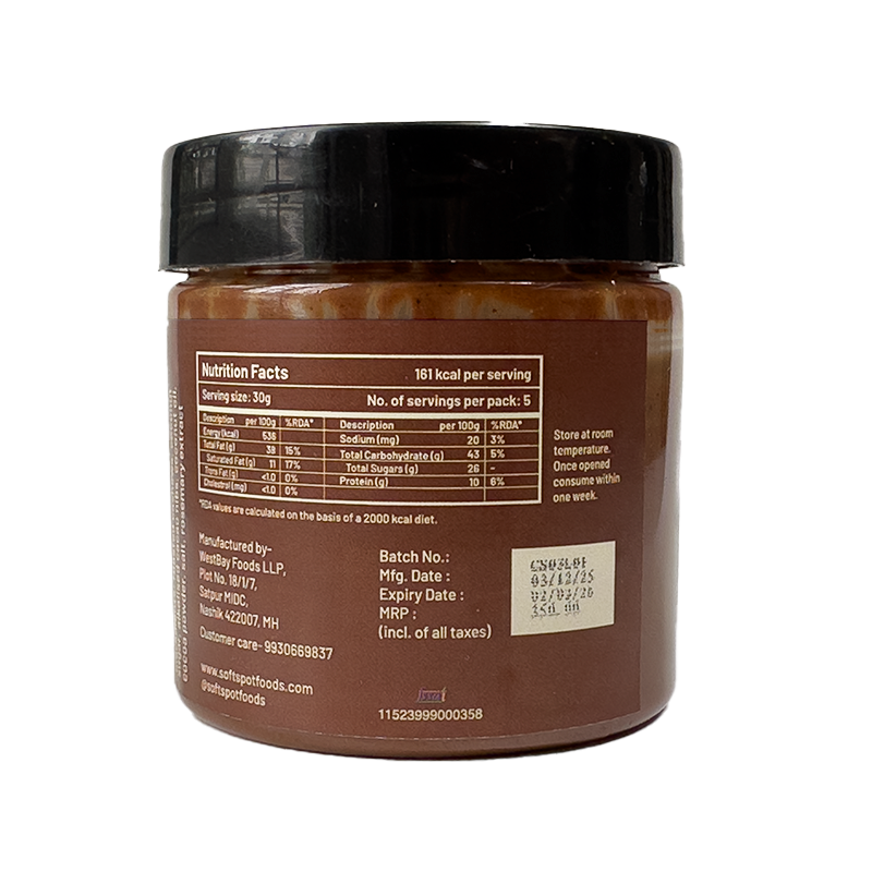Plant-based chocolate spread on toast dairy-free chocolate spread